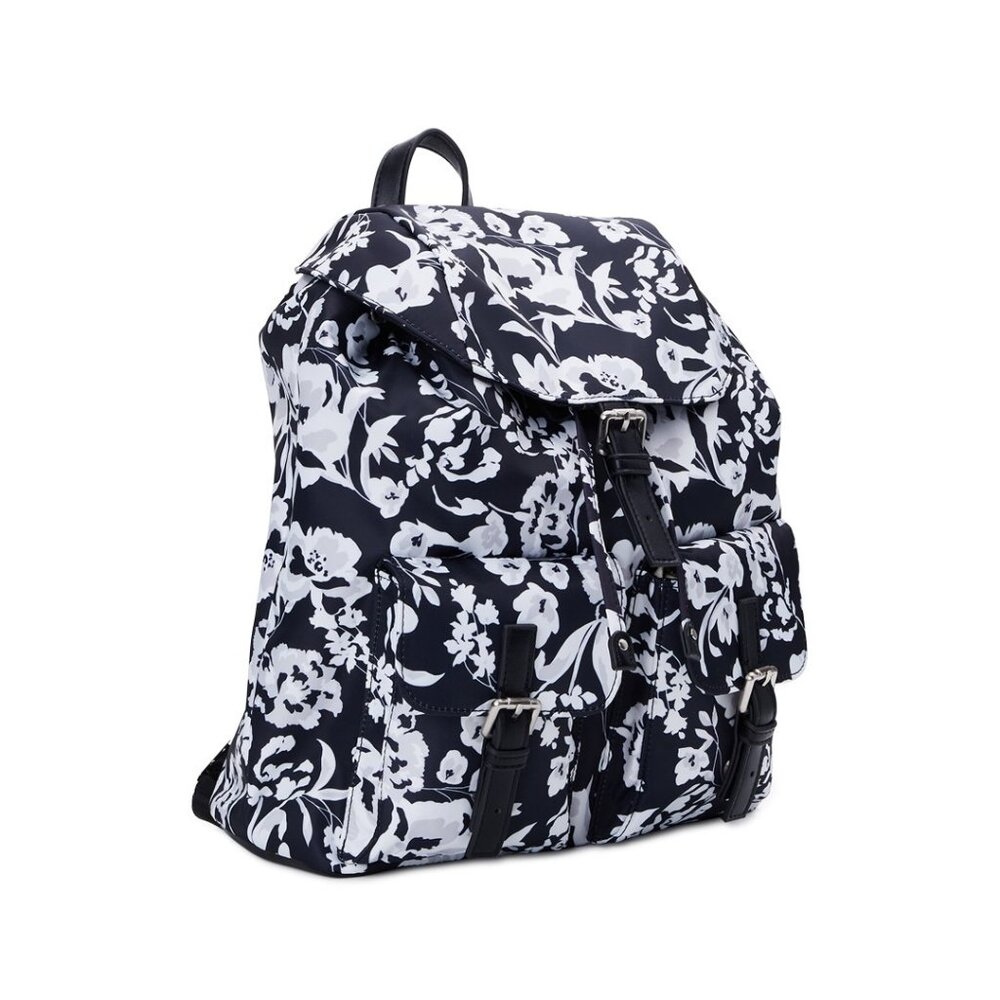 TIME and TRU Vanessa Backpack - black and white